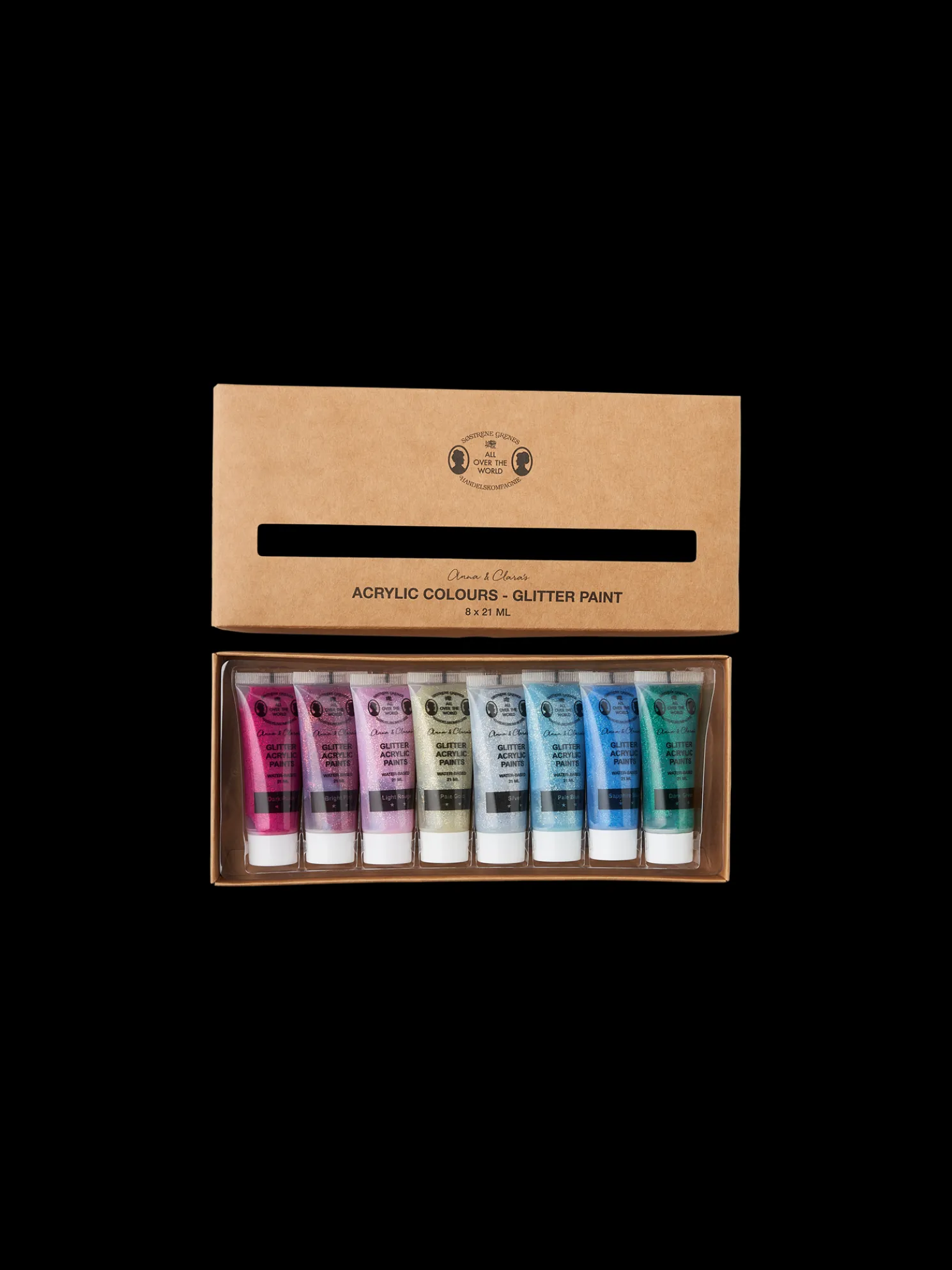 Acryl-Glitzerfarben-Set