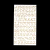 Buchstabenaufkleber