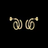 Double Swirl Ohrringe