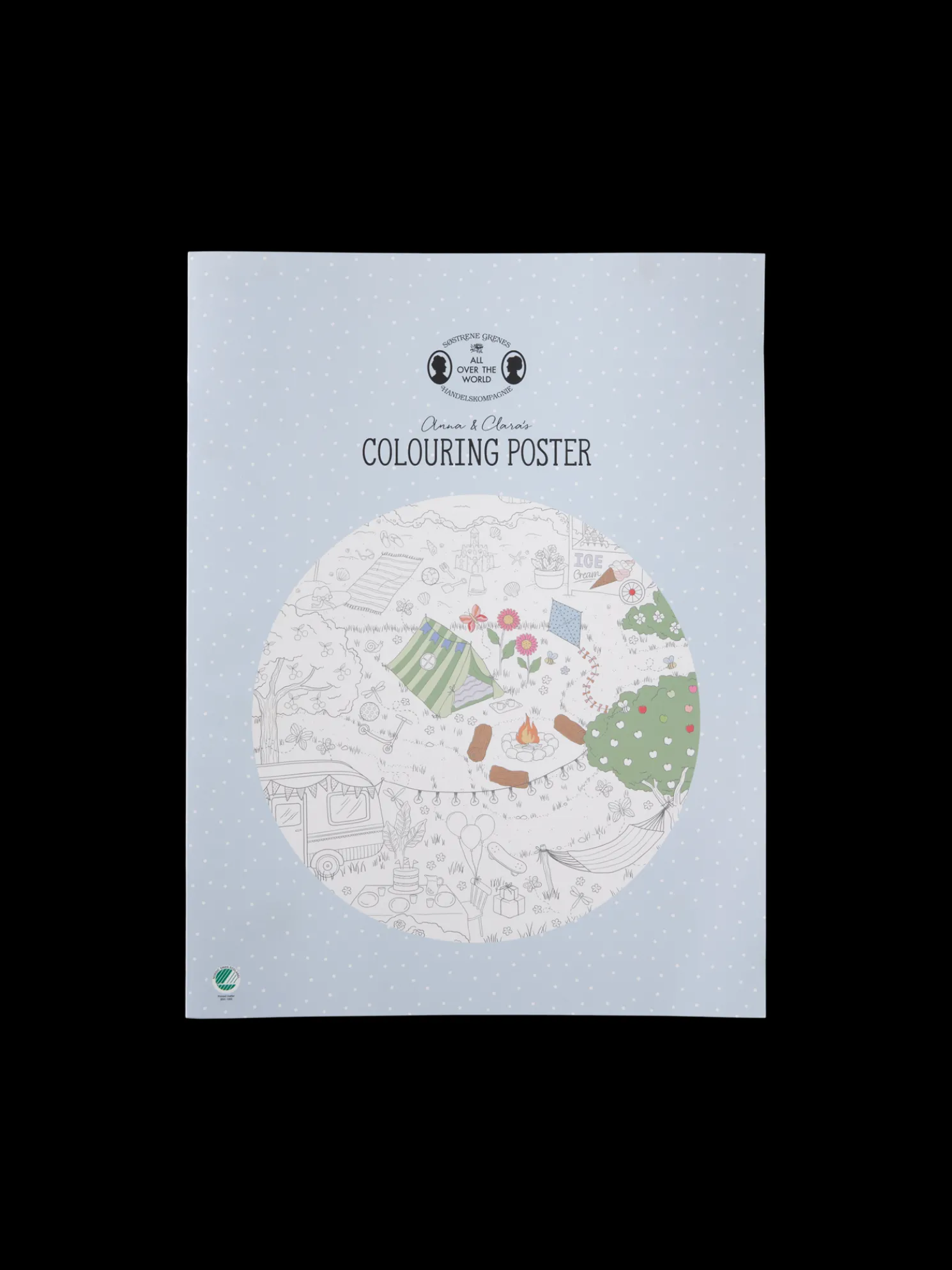 Faltbares Ausmalposter