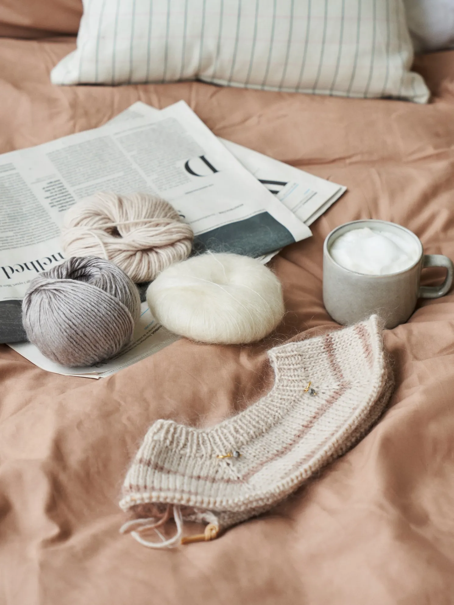 Mohair-Nylon-Garn