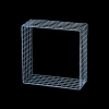 WIRE SQUARE Wandregal