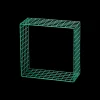 WIRE SQUARE Wandregal