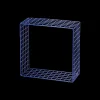 WIRE SQUARE Wandregal